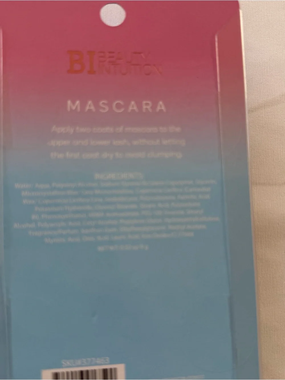 Beauty Intuition Big Bold Mascara Black Smudge Proof Volume Lash